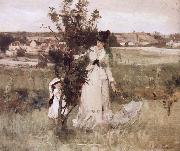 Berthe Morisot Hide and seek France oil painting artist
